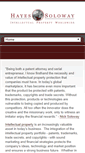 Mobile Screenshot of hayes-soloway.com